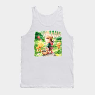 Mushroom Picking Tank Top